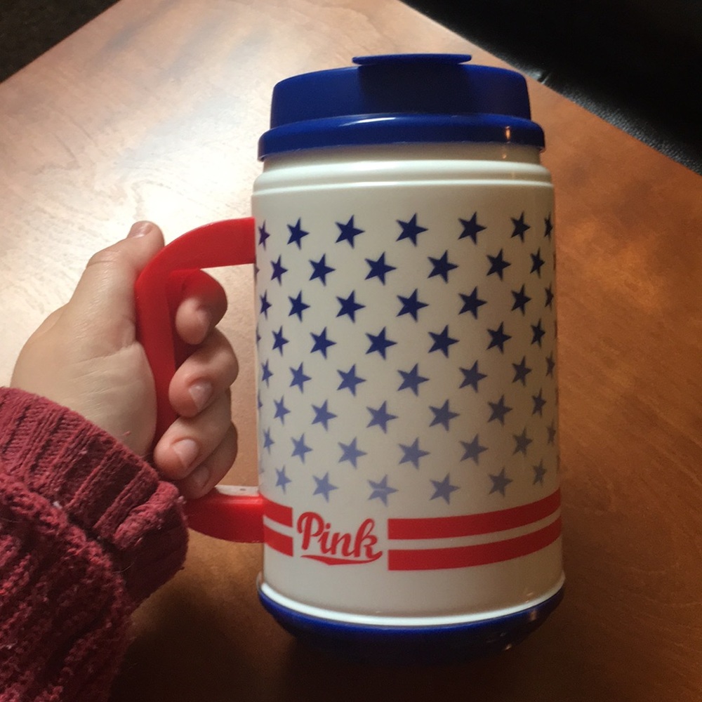 Victoria secret/Pink plastic mug!